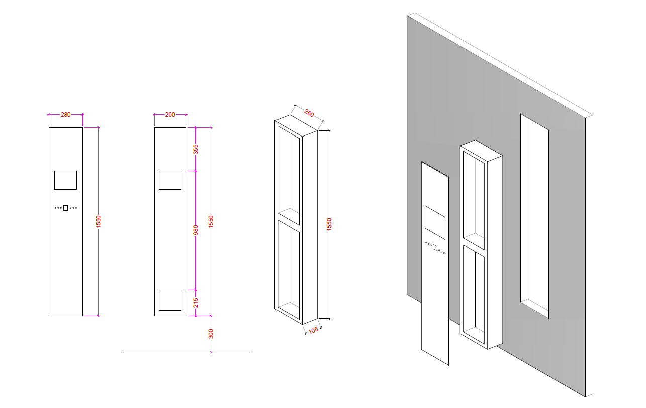 Steam Shower Cabins | Oyster | Tulia 2D