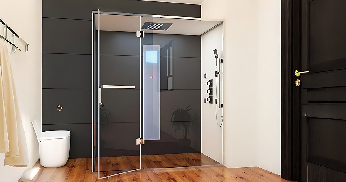 modern steam bathroom