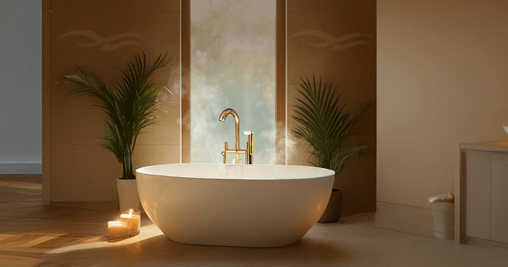 Luxury bathtub design