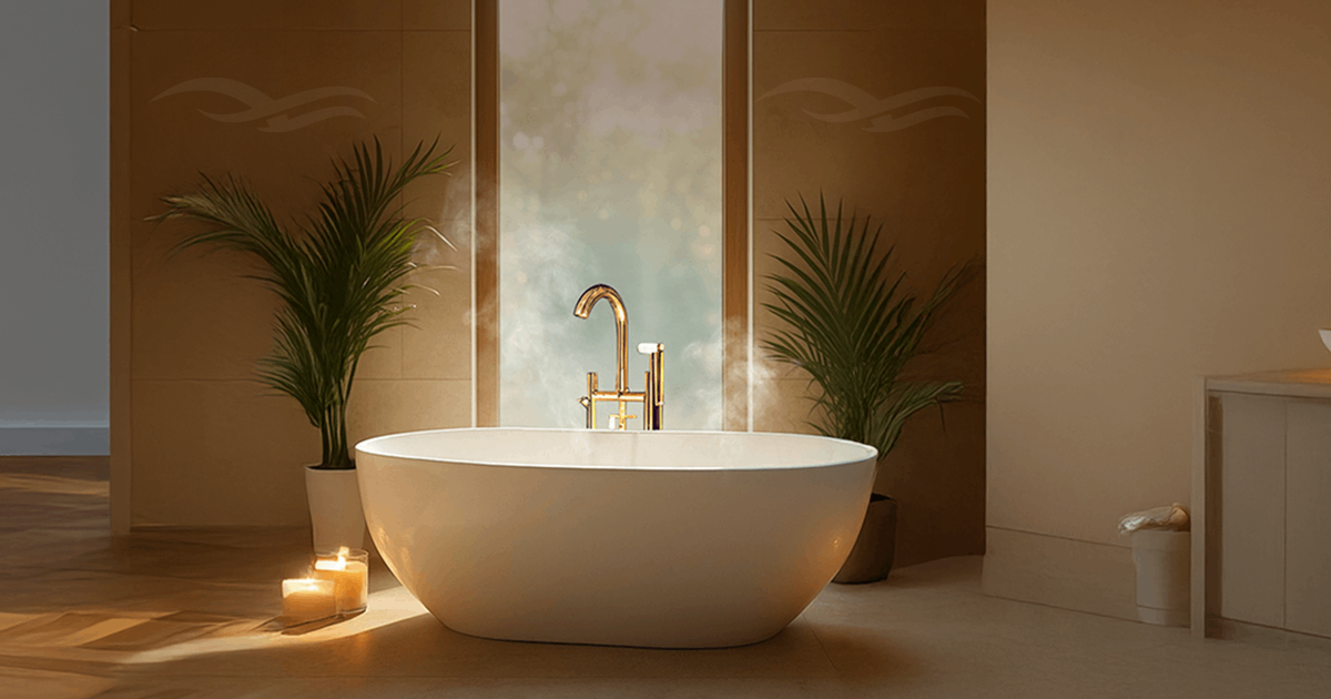 Luxury bathtub design