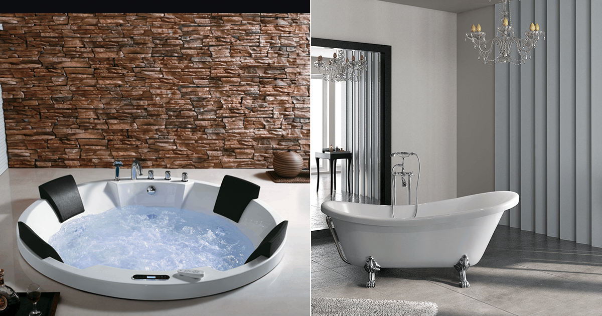 Jacuzzi Bath vs. Regular Tub