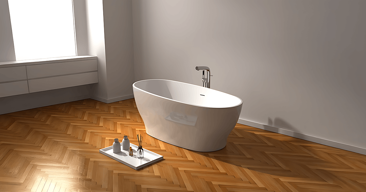 simple regular bathtub