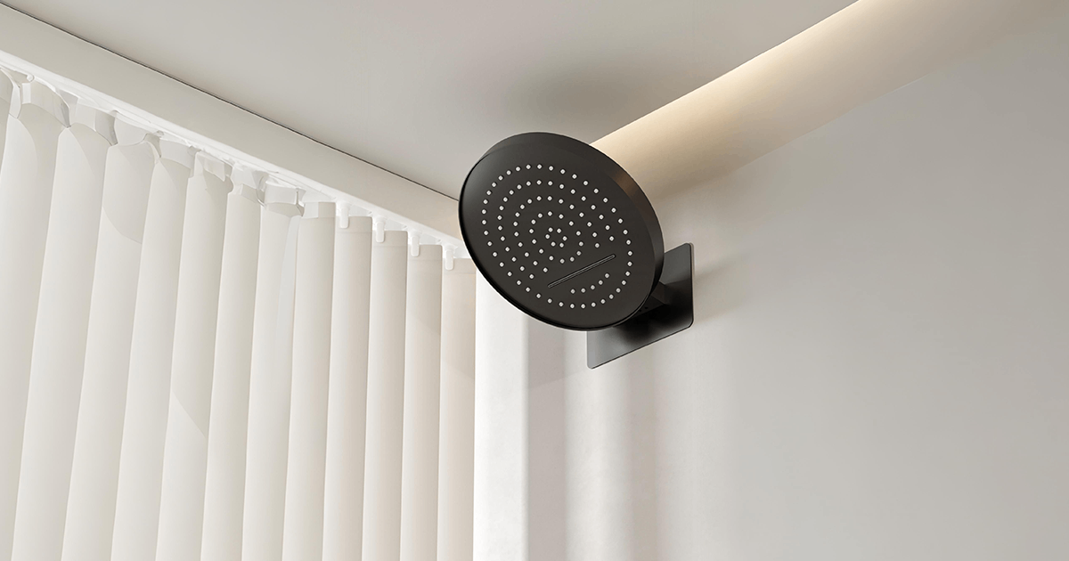 wall mounted shower height