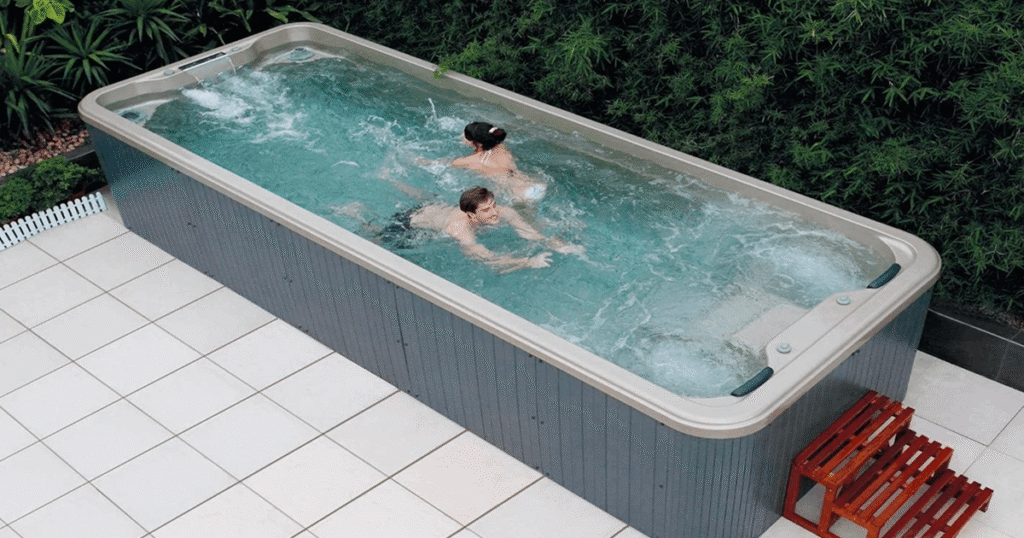 modern swimming pool for home