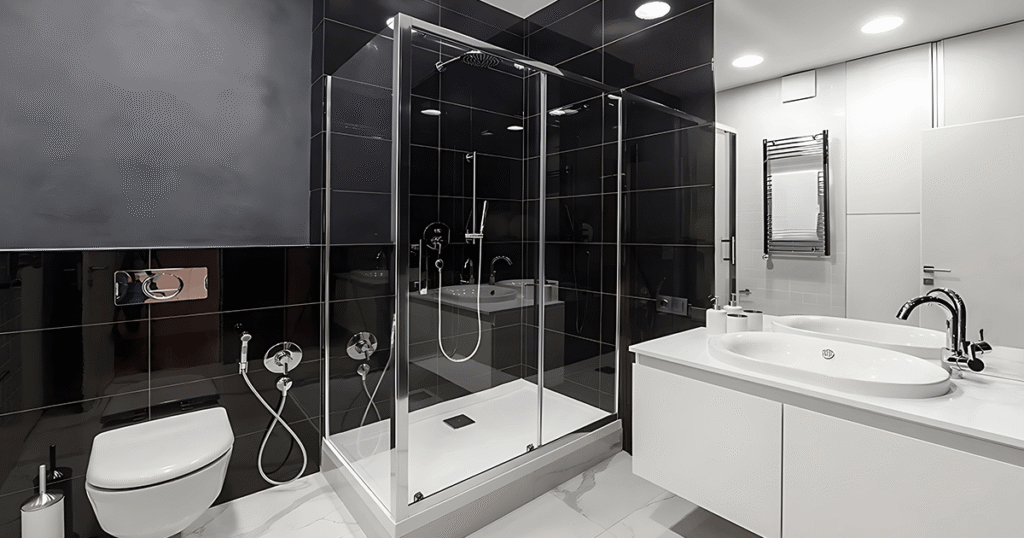 Stylish Glass Shower Partitions