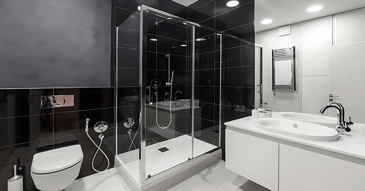 Stylish Glass Shower Partitions