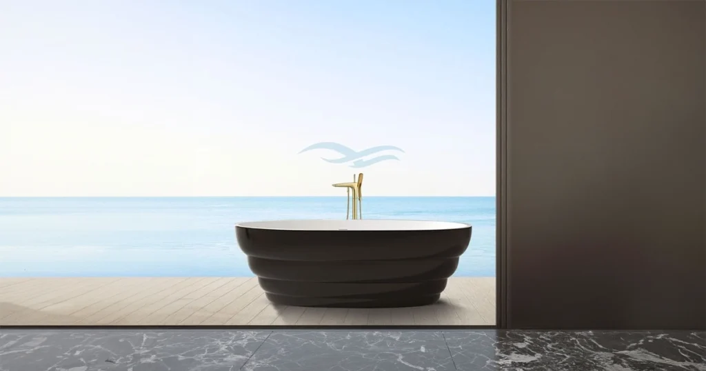 luxury freestanding bathtub