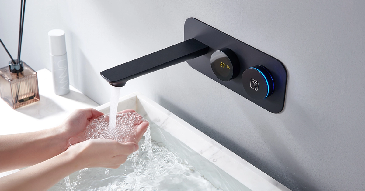 smart wall mixer tap