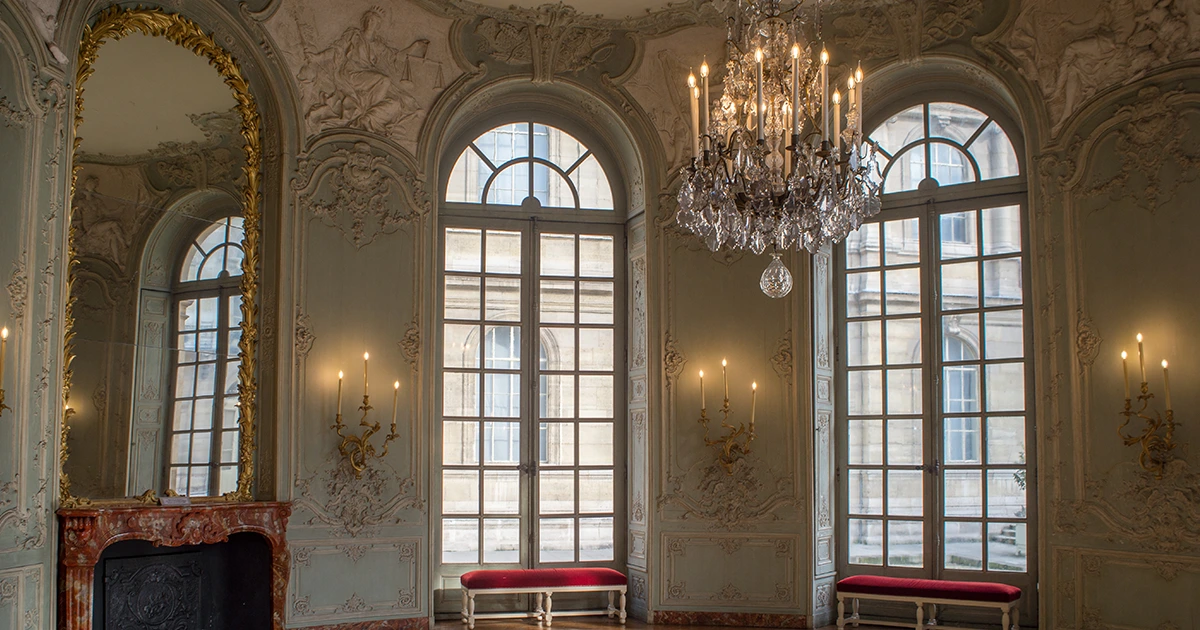 uPVC arch window interiors.