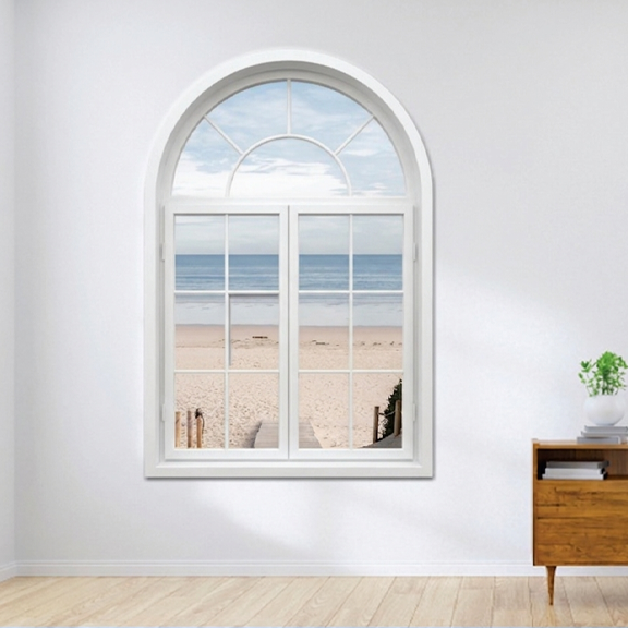 Energy efficient uPVC windows installed in residential home for improved indoor comfort